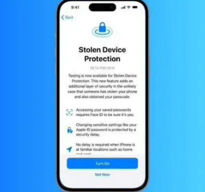 靖西苹果授权维修店分享被盗设备保护功能开启方法 
