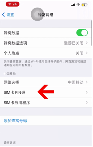 靖西苹果14维修网分享如何给iPhone14的SIM卡设置密码 