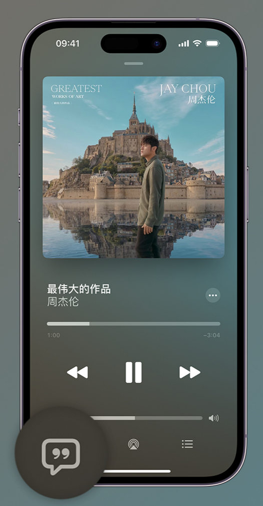 靖西iphone维修分享如何在iPhone上使用Apple Music全新唱歌功能 