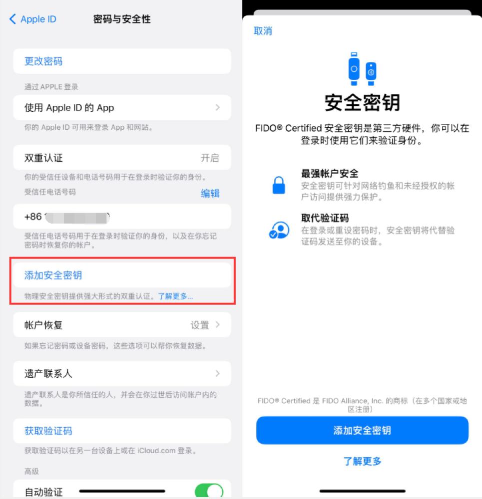 靖西苹果服务网点分享物理安全密钥有什么用？iOS 16.3新增支持物理安全密钥会更安全吗？ 