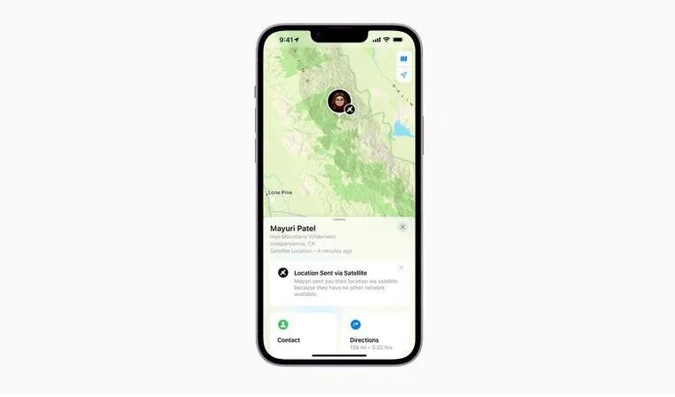 靖西苹果14维修分享iPhone14系列中 FindMy功能通过卫星分享位置方法教程 
