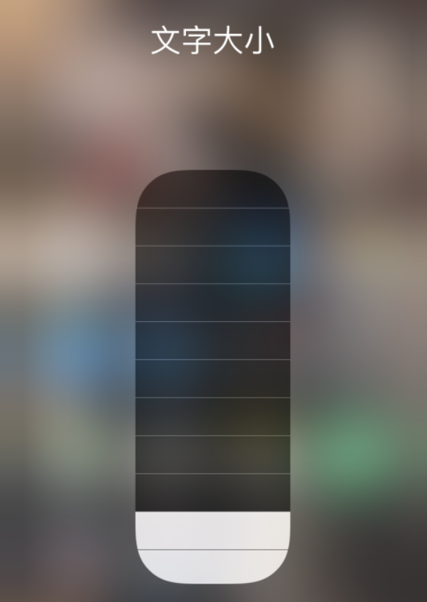 靖西苹果手机维修分享小技巧：在 iPhone 控制中心快速调节字体大小 