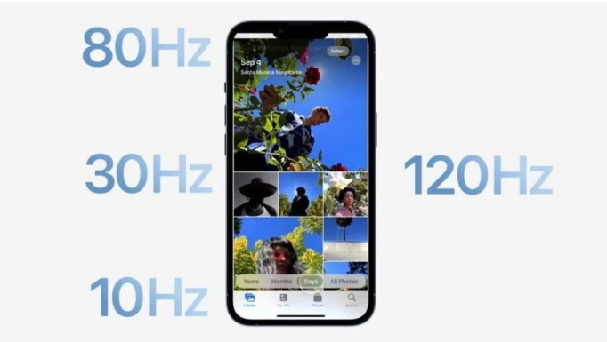 靖西苹果14维修分享iPhone 14有高刷吗 