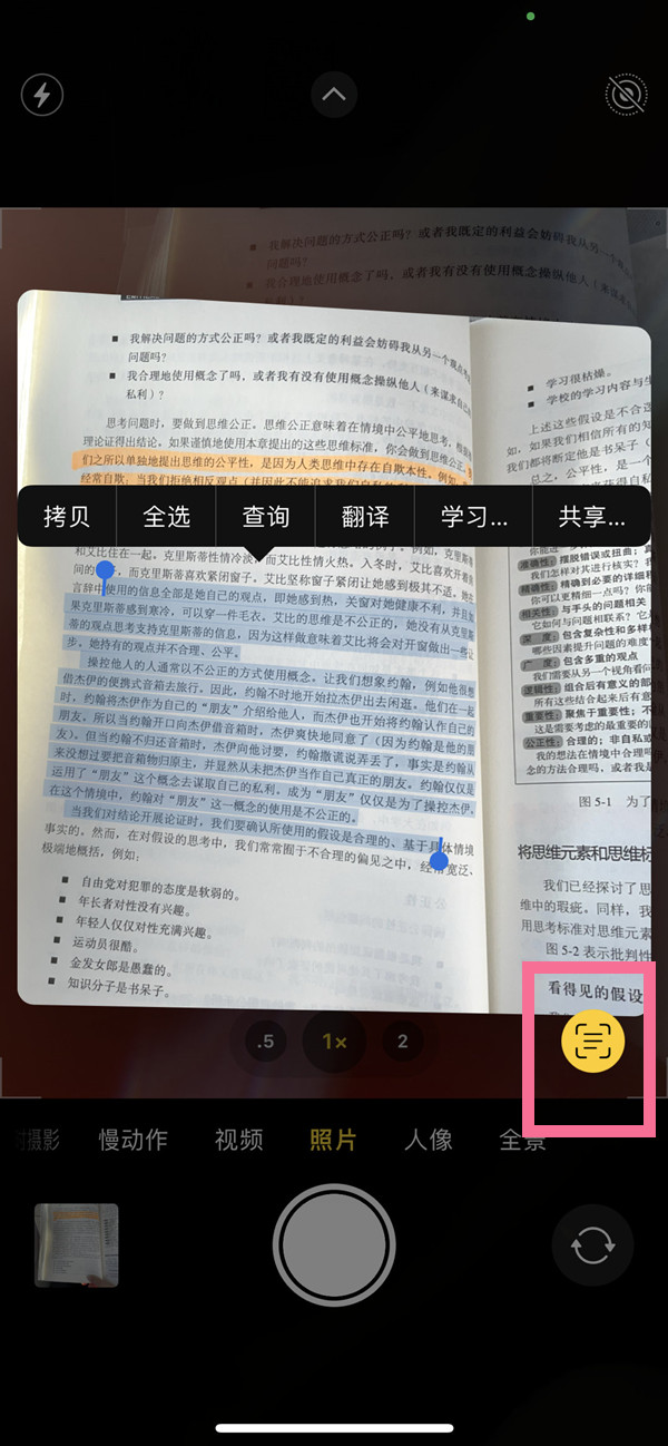 靖西苹果手机维修分享iOS 15照片文字怎么提取 