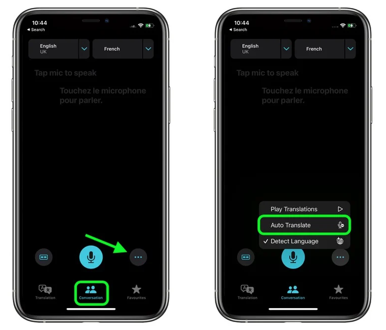 靖西苹果手机维修分享iOS 15 “翻译” App 新改进 